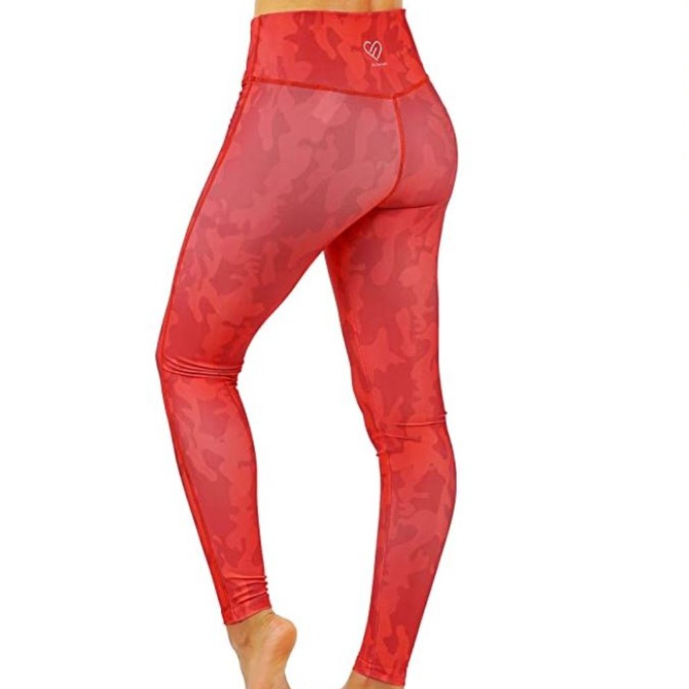 Camouflage Yoga leggings capri V shaped back - Picture 2 of 6